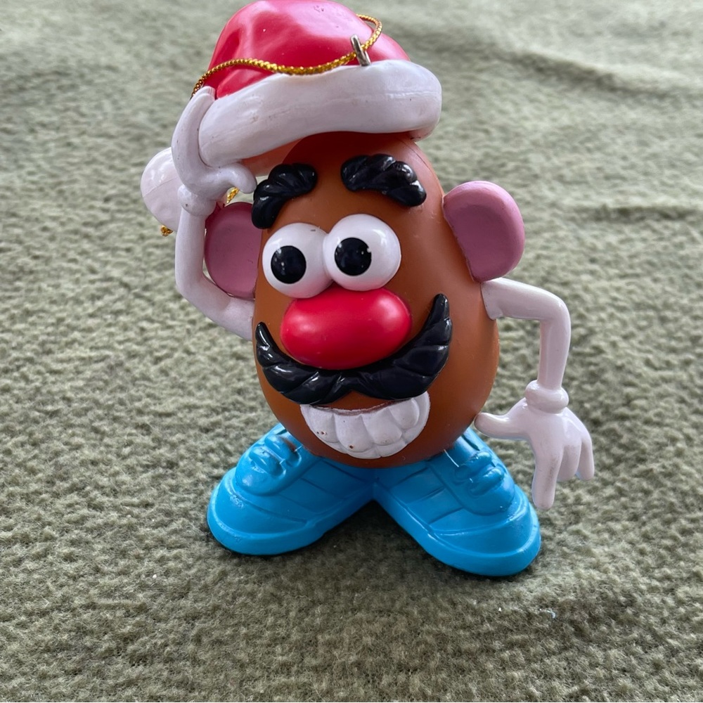 Mr. Potato Head Christmas Ornament Hasbro 2010 Santa Hat Toy Story Holiday